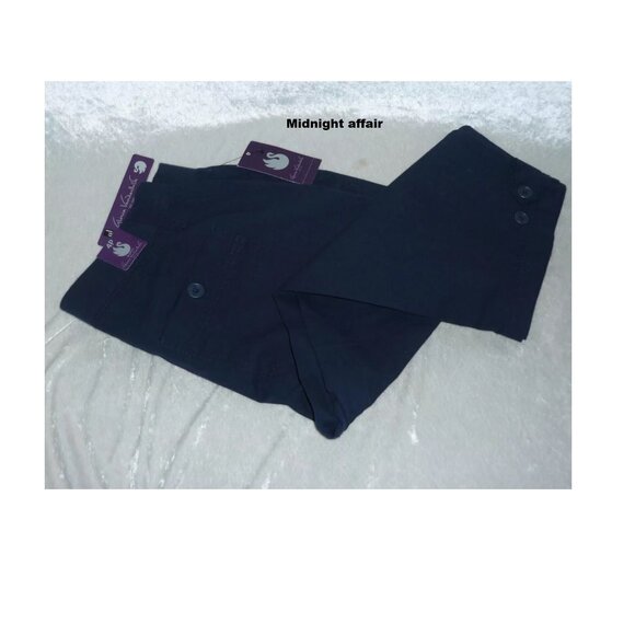 Women's Ribbed Skimmer Gloria Vanderbilt size 4P NEW - Picture 2 of 4